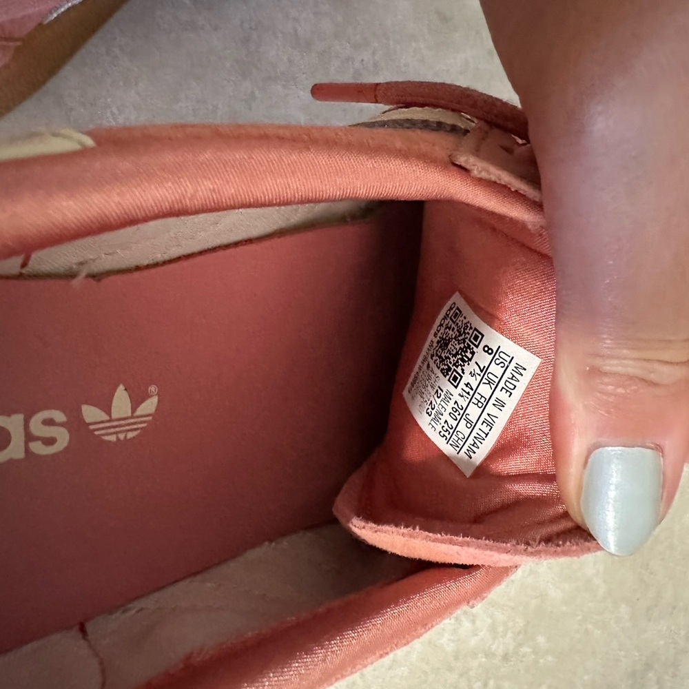 Adidas SPORTY and RICH Pink and Cream Trainers - Picture 3 of 4